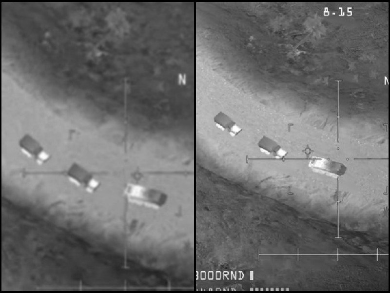 Ruské ministerstvo obrany použilo fotku z počítačovej hry. Vľavo je snímka uverejnená ministerstvom, vpravo snímka z PC hry.
