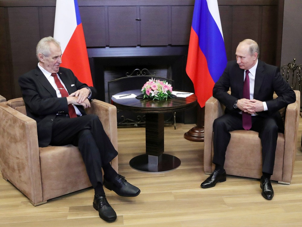 Miloš Zeman a Vladimir Putin