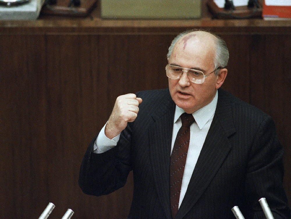 Michail Gorbačov v roku 1991