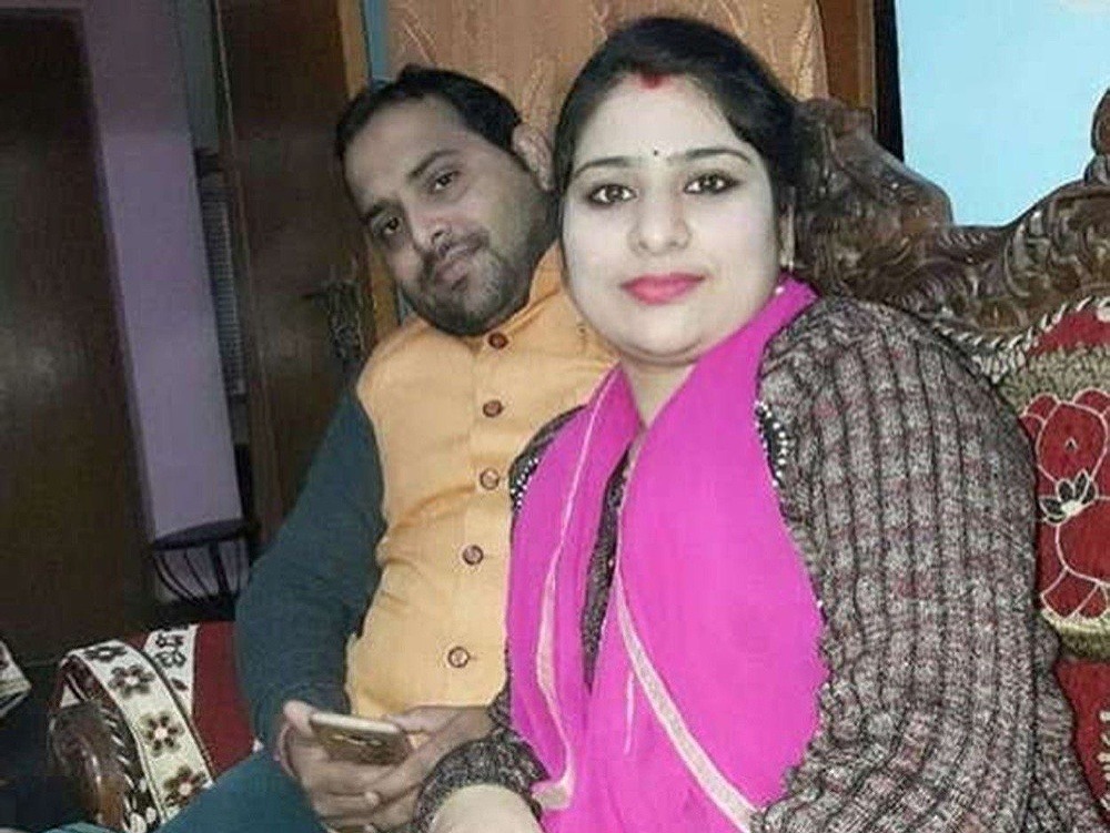 Deepika Dwivediová a jej manžel