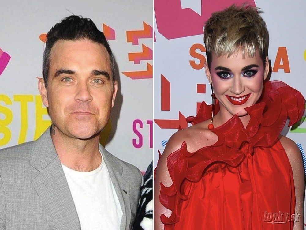 Robbie Williams a Katy Perry