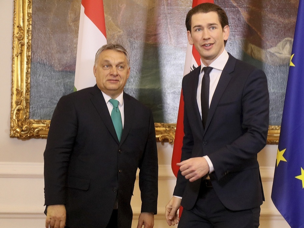 Sebastian Kurz a Viktor Orbán