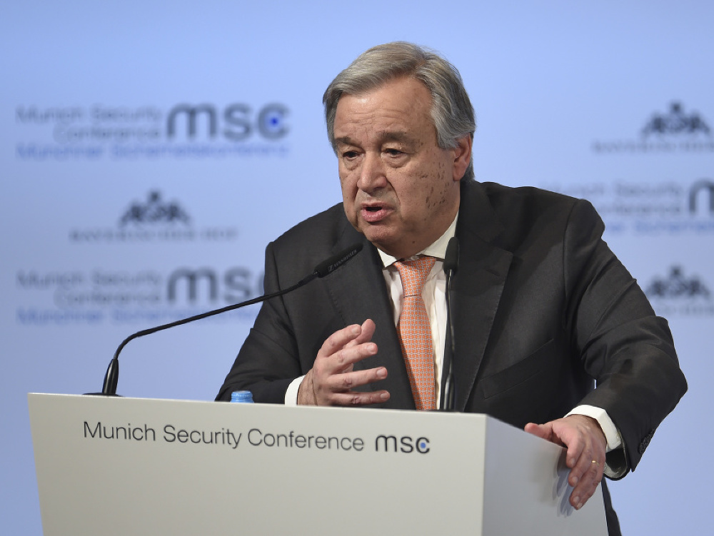 António Guterres na mníchovskej konferencii prehovoril o hrozbe jadrovej vojny 