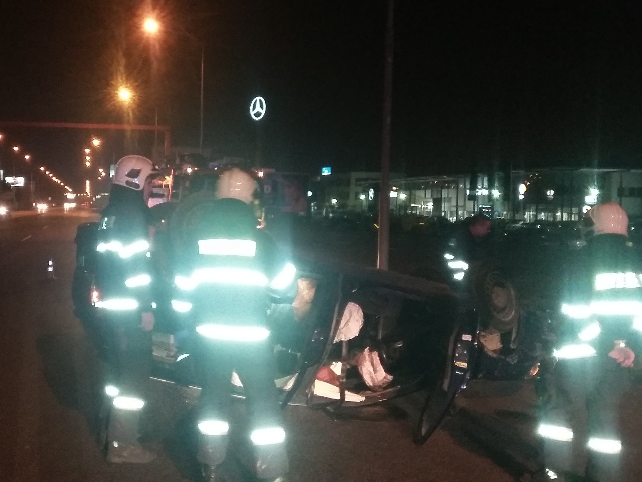 večerná nehoda v Bratislave