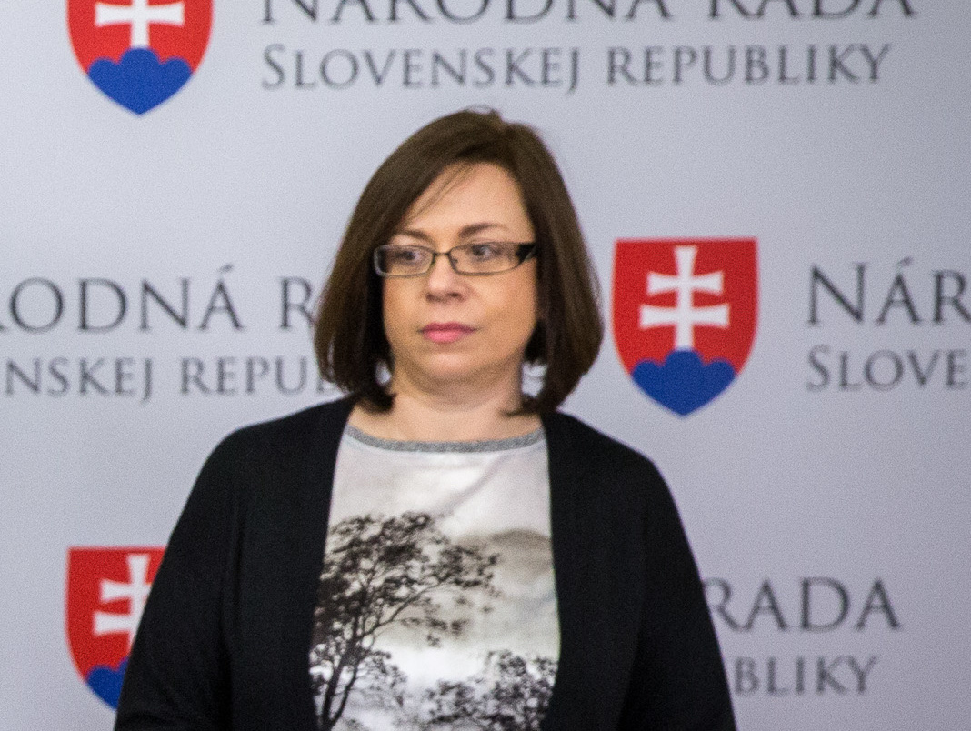 Členka poslaneckého klubu strany Sloboda a Solidarita Zuzana Zimenová.