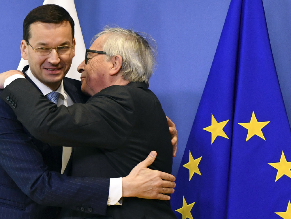 Jean-Claude Juncker a Mateusz Morawiecki
