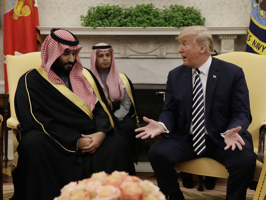 Muhammad bin Salmán a Donald Trump