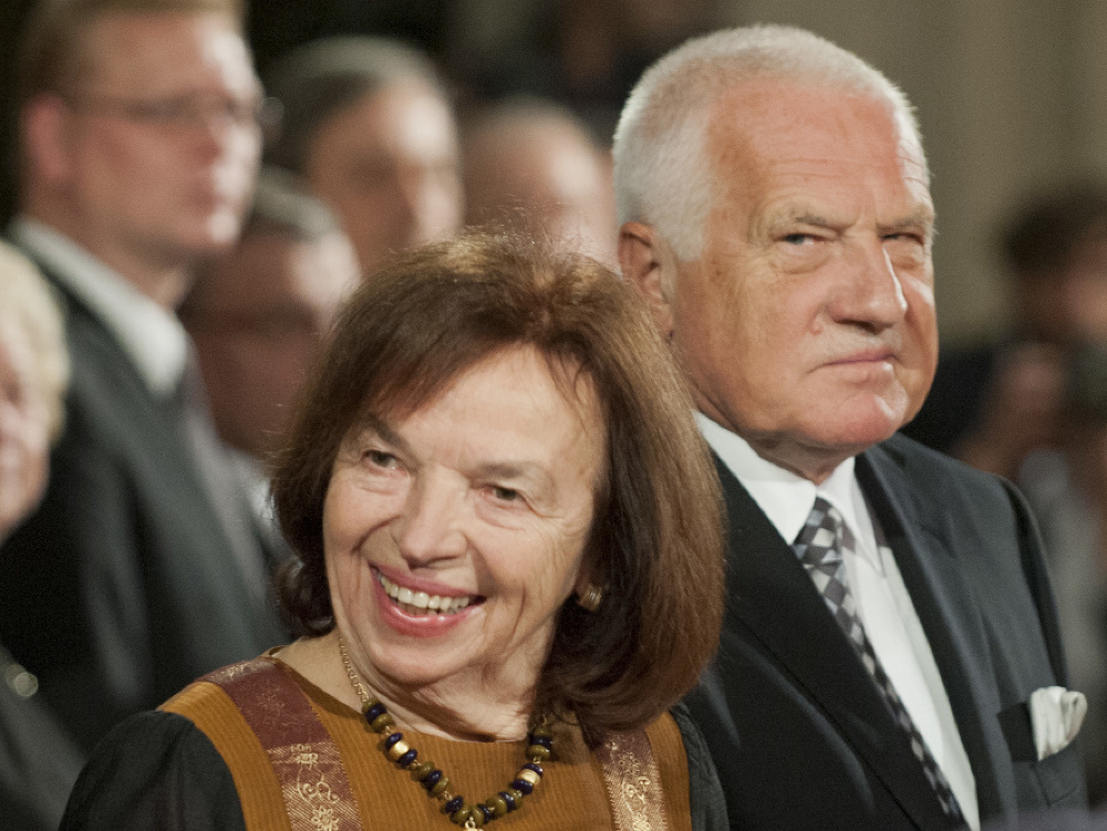 Lívia Klausová a Václav Klaus