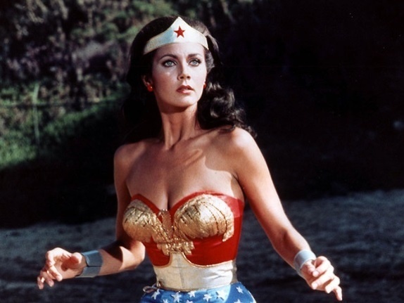 Lynda Carter ako Wonder Woman.
