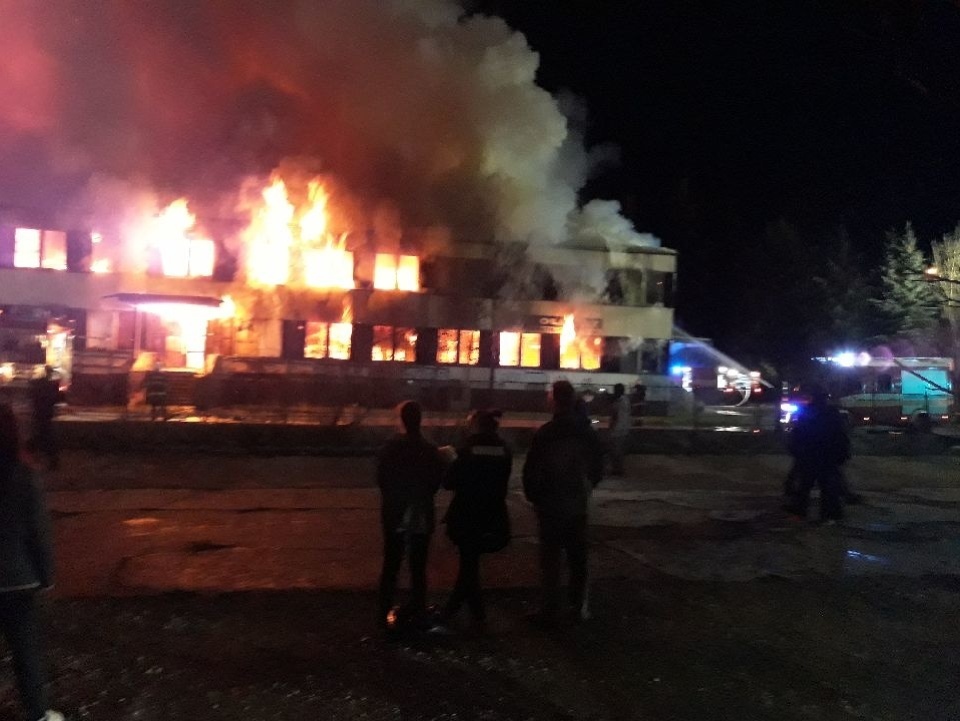 Požiar v Považskej Bystrici
