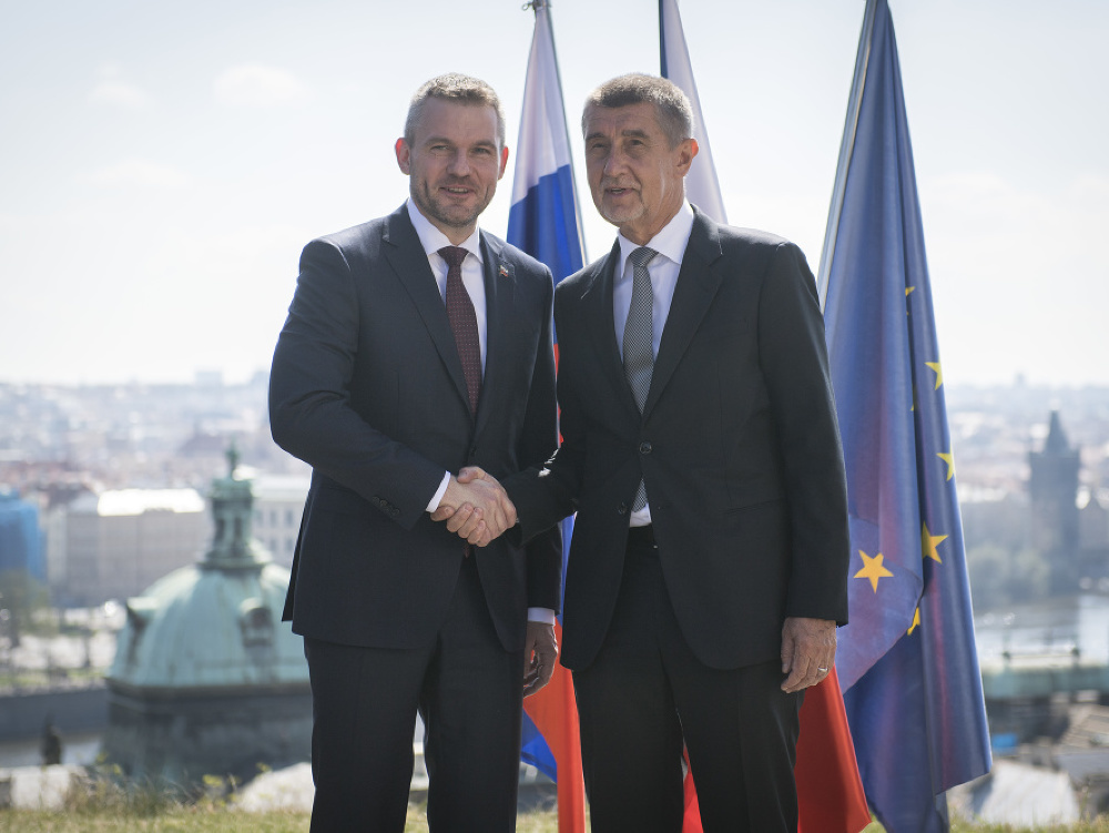 Peter Pellegrini a Andrej Babiš 