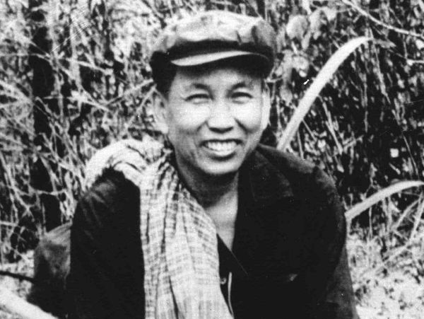 Pol Pot v roku 1979 v džungli