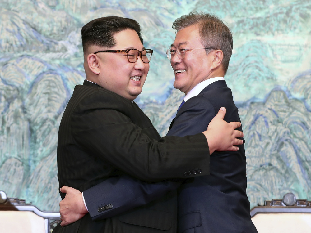 Najvyšší predstavitelia Severnej a Južnej Kórey