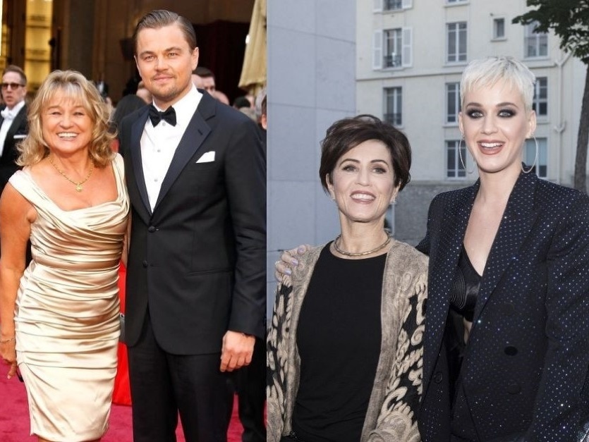 Leonardo DiCaprio a Katy Perry a ich matky.