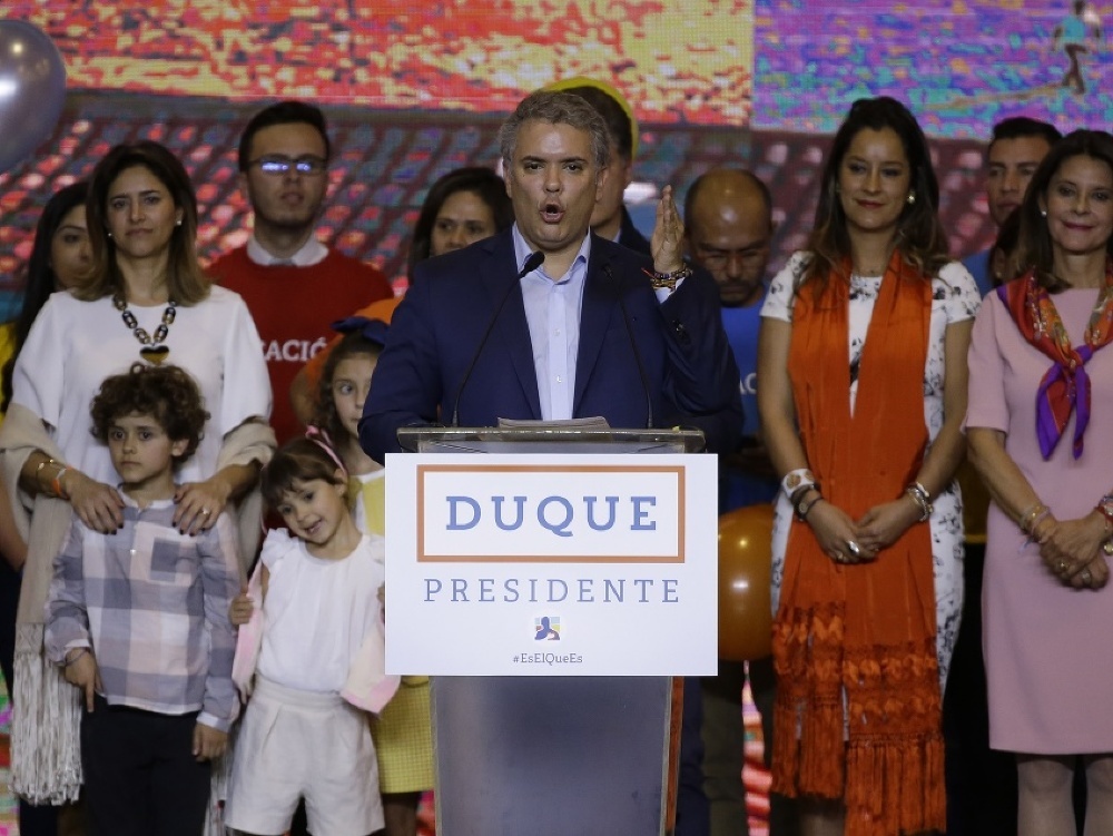 Ivan Duque, kandidát na kolumbijského prezidenta