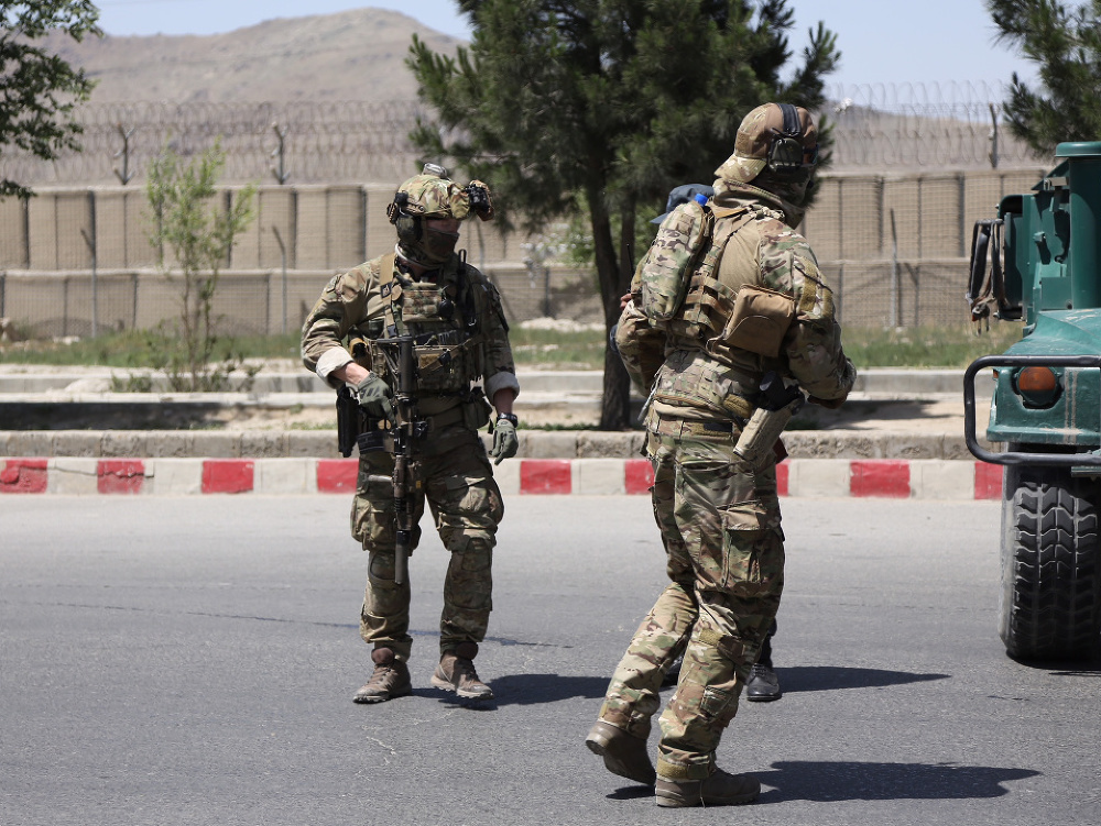 Vojaci v Kábule po útoku