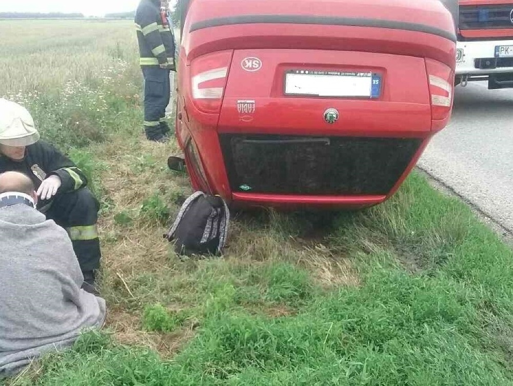 Dopravná nehoda medzi obcami Tureň a Nová Dedinka.