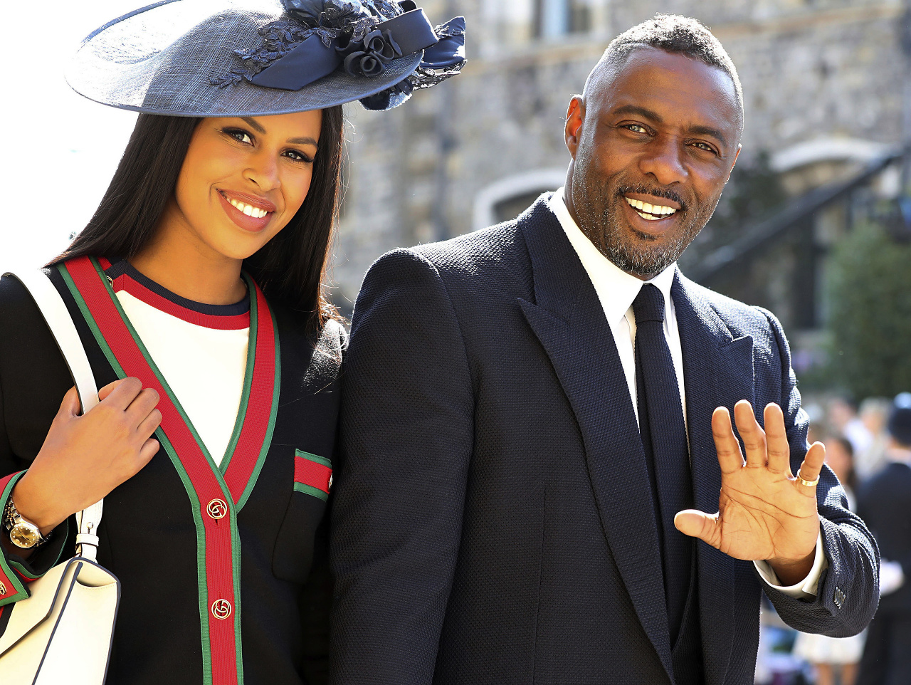 Idris Elba so snúbenicou Sabrinou Dhowre