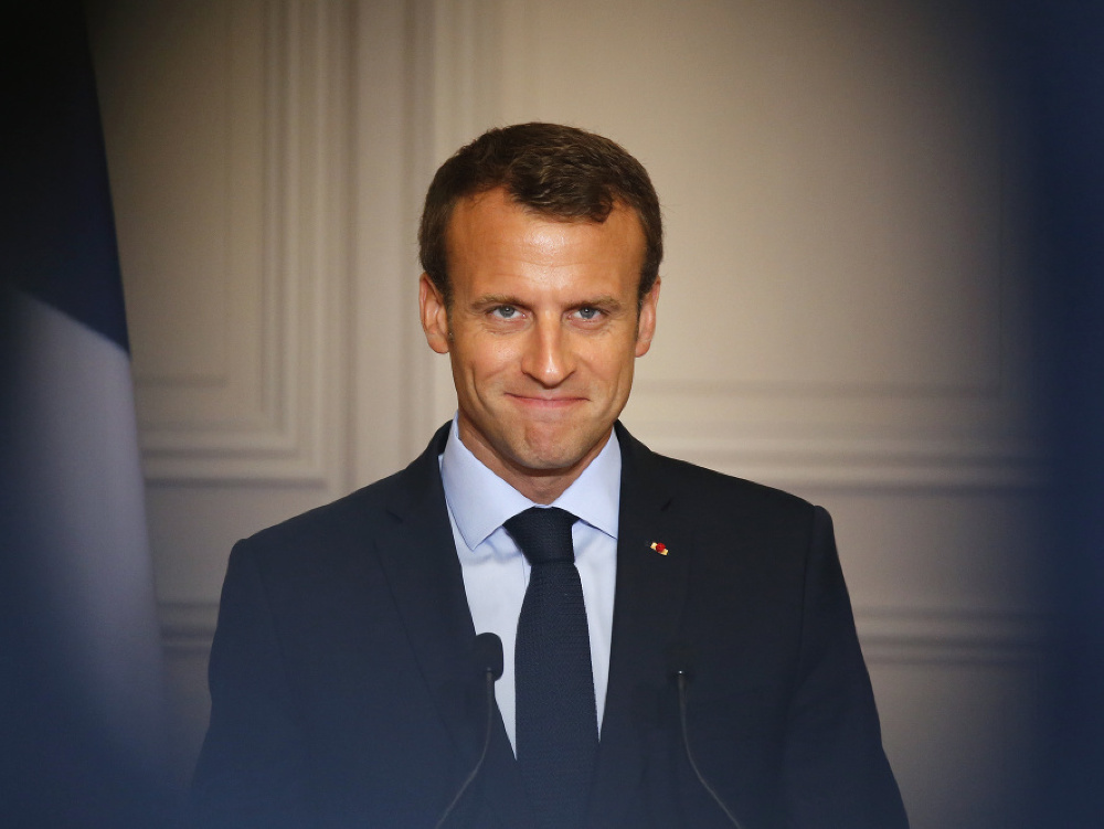 Francúzsky prezident Emmanuel Macron. 