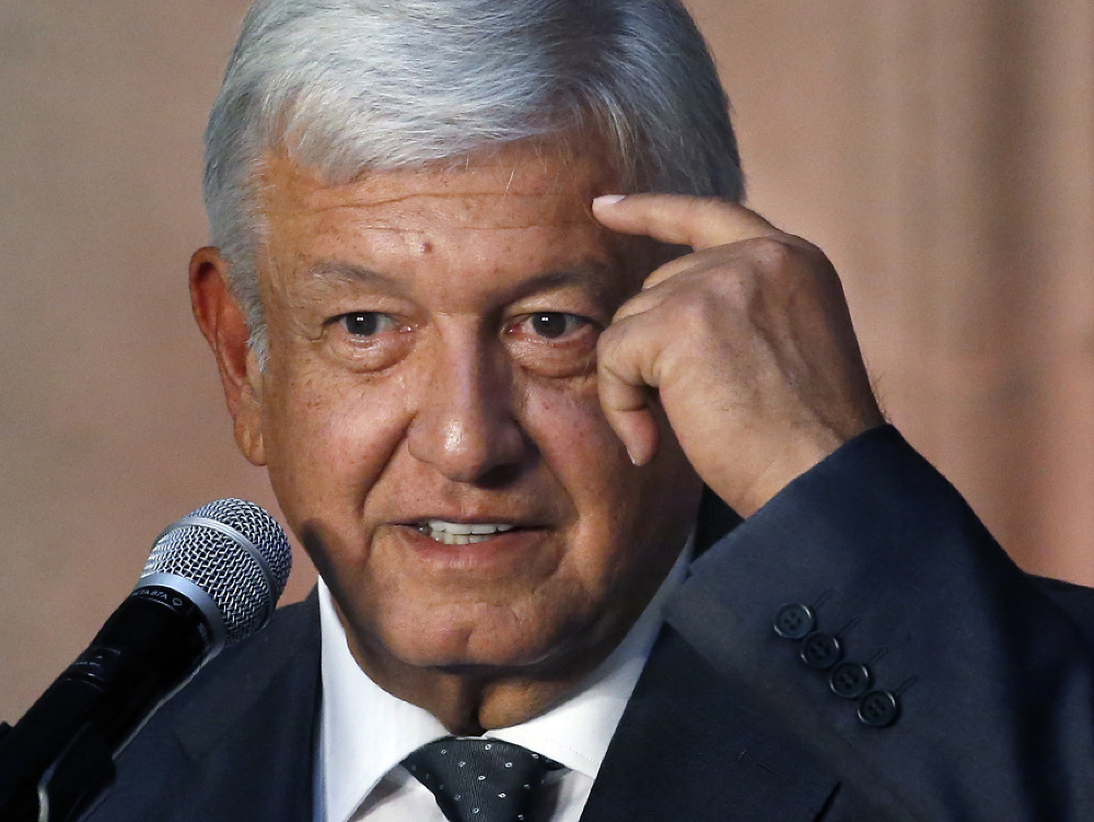 Novozvolený mexický prezident Andrés Manuel López Obrador.