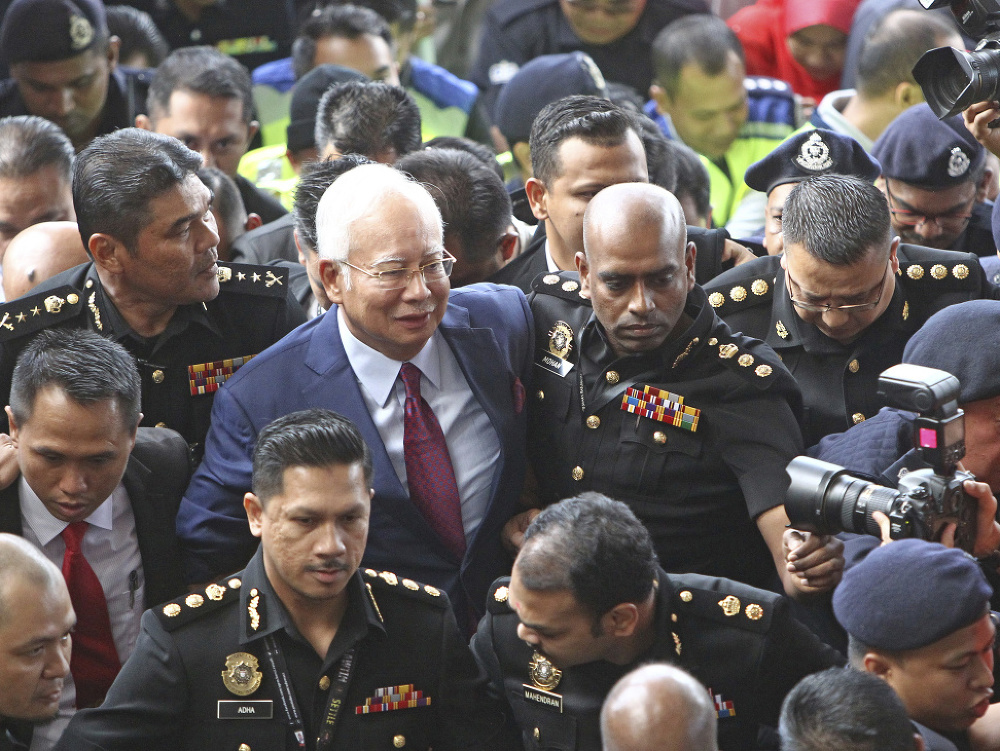 Bývalý malajzíský premiér Najib Razak