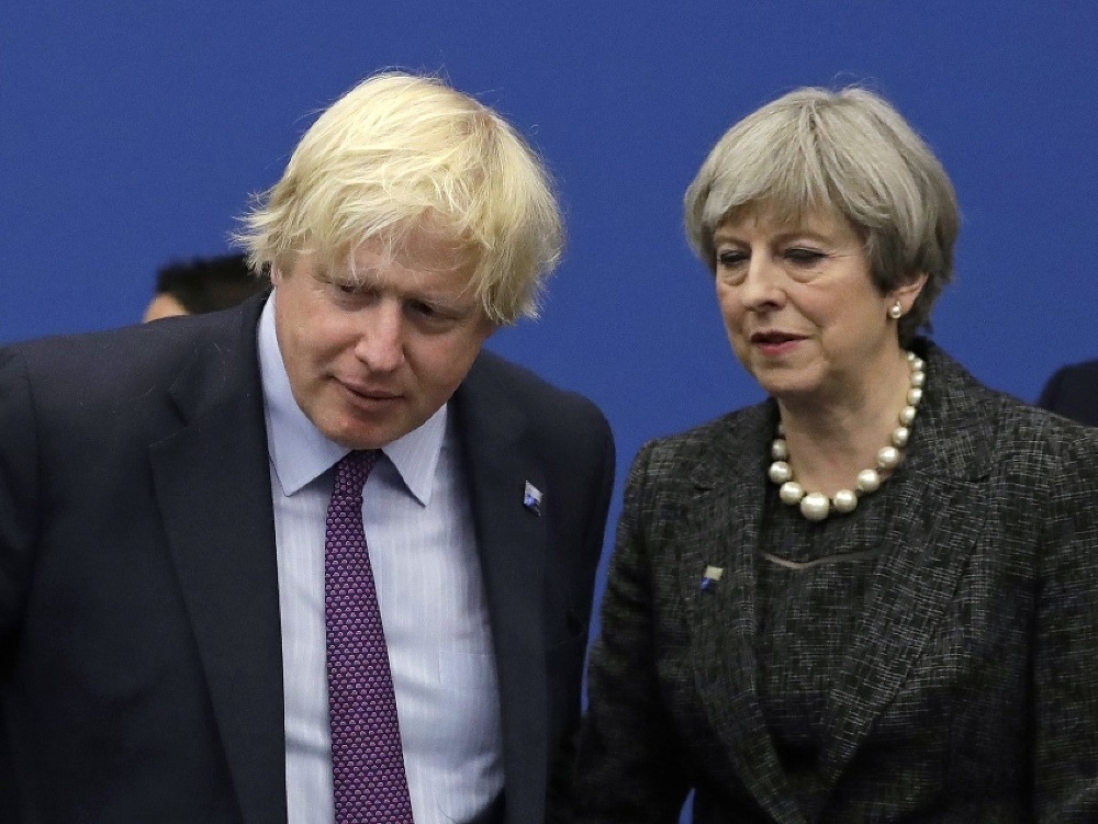 Boris Johnson a Theresa Mayová