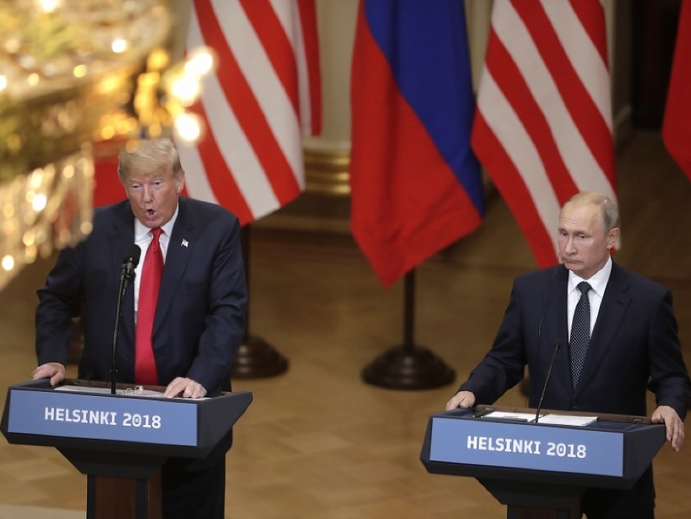 Donald Trump a Vladimír Putin