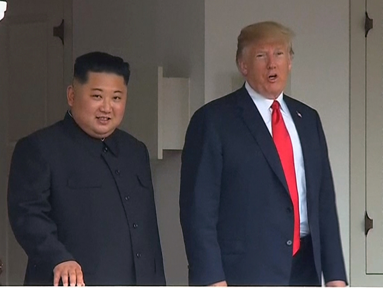 Kim Čong-un s Donaldom Trumpom