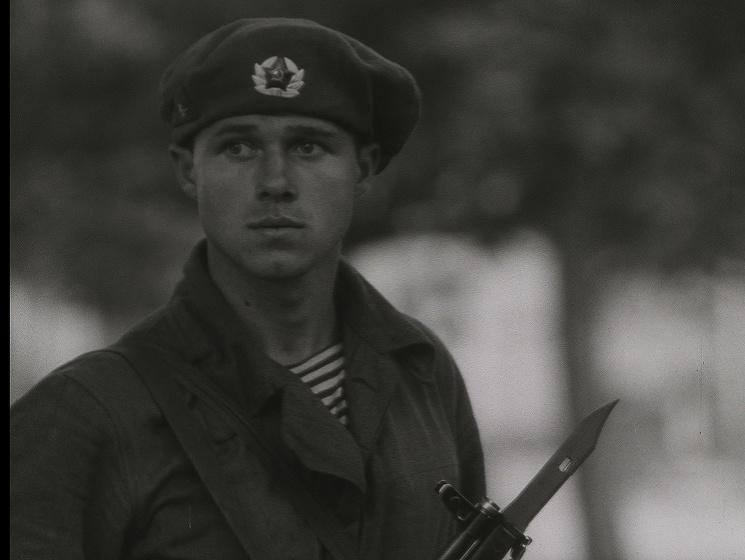 Archívny záber z filmu Môj neznámy vojak.