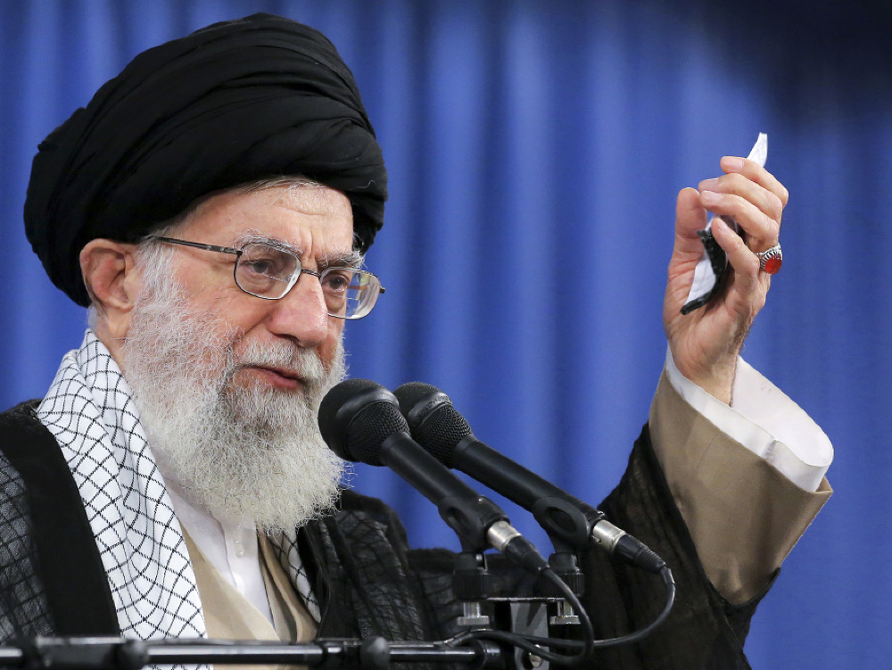 Iránsky najvyšší vodca ajatolláh Alí Chameneí