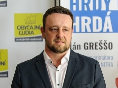 Ján Greššo ako kandidát v komunálnych voľbách 2018 pre Nitru.