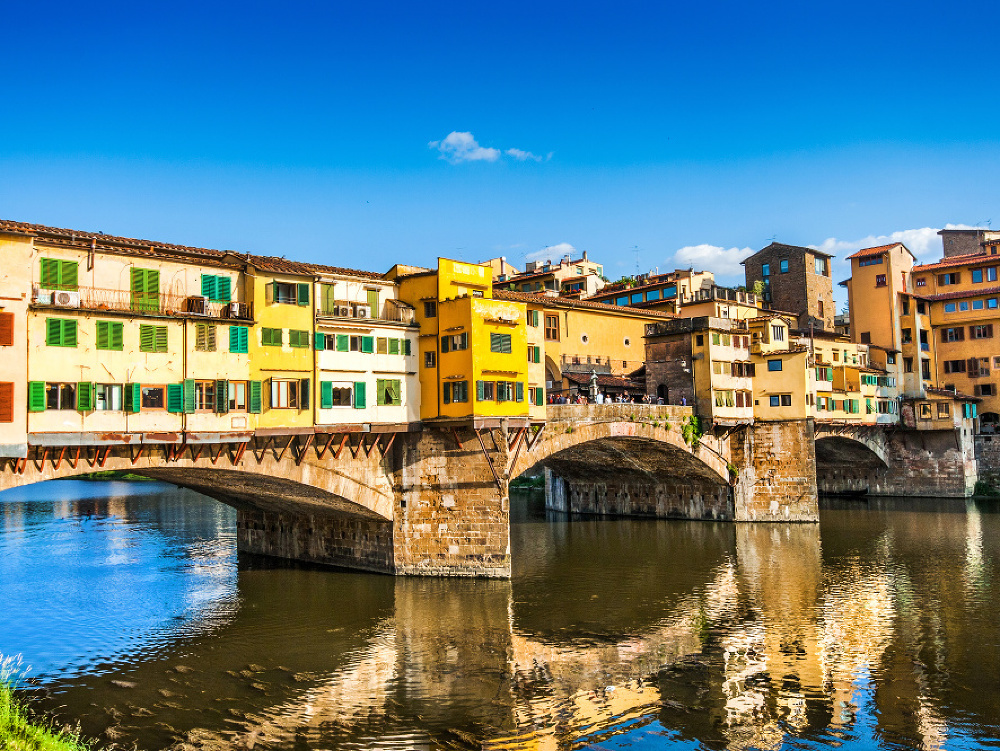 Most Ponte Vecchio vo Florencii