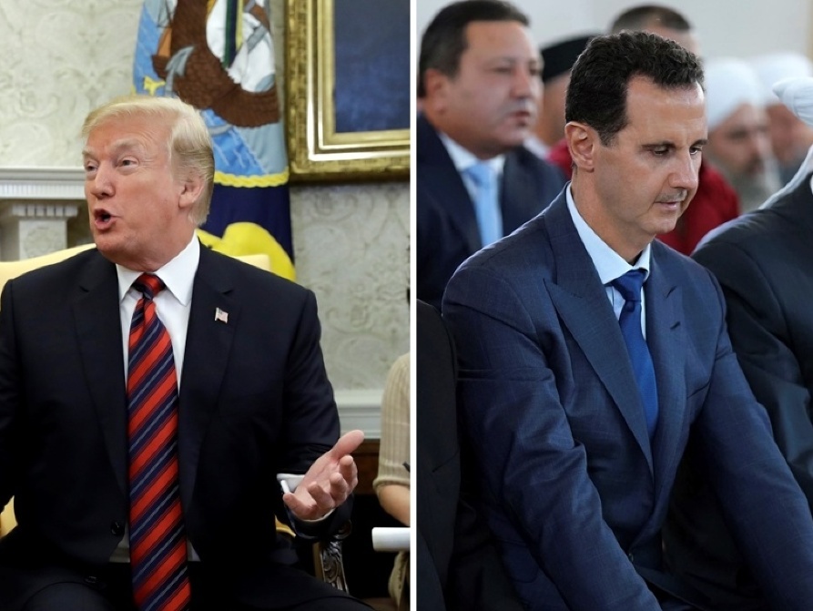 Donald Trump a Bašár Asad