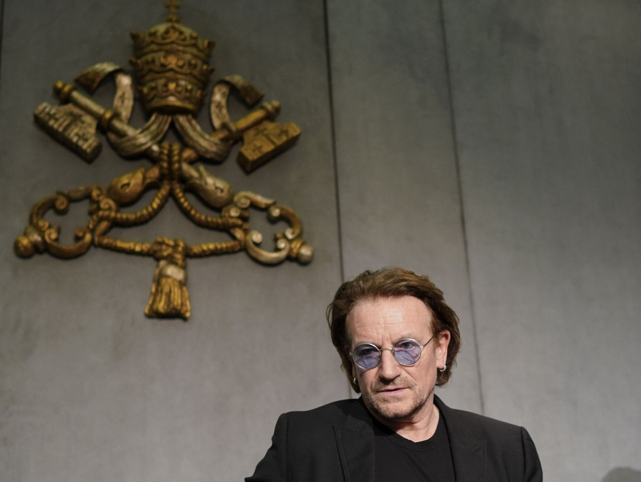 Bono zo skupiny U2 sa stretol s pápežom