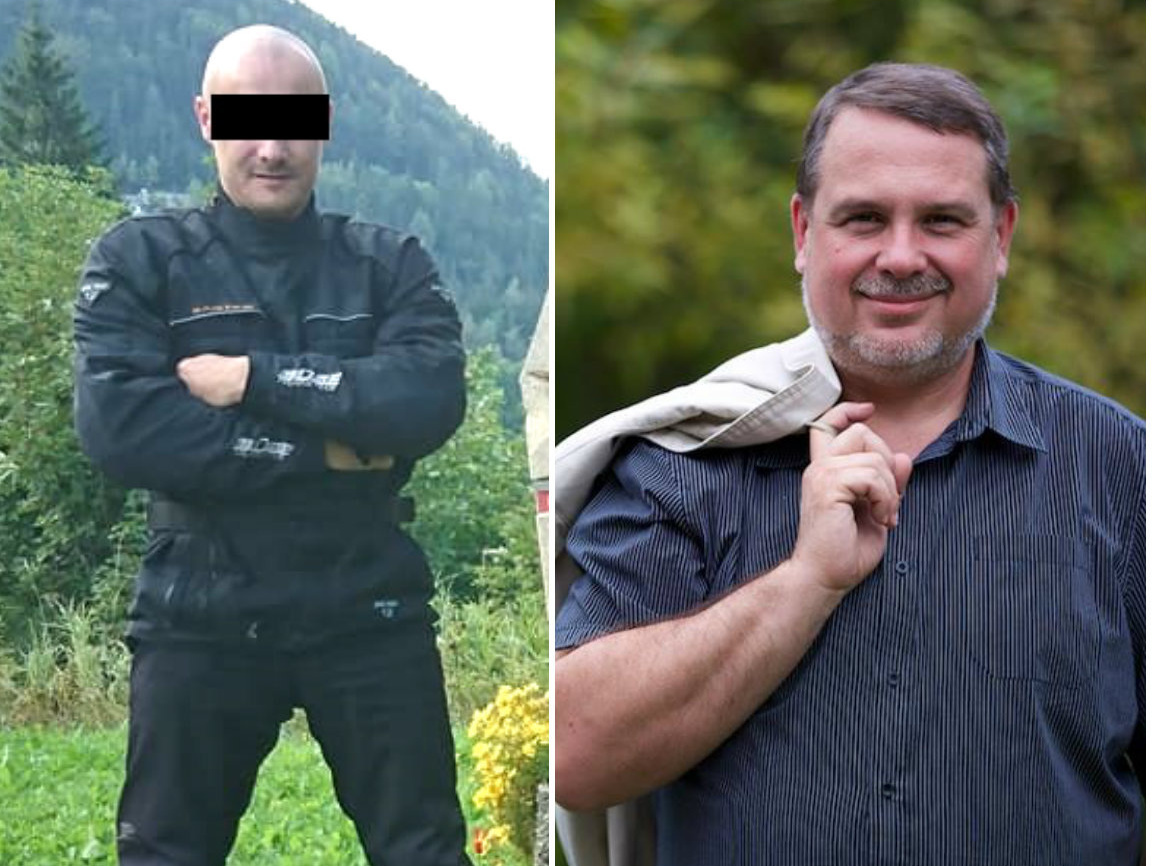 Bývalý kriminalista Matej Snopko uviedol, že bývalí policajti sa môžu uchýliť k zločinom. Na snímke naľavo Tomáš S., podozrivý z násilnej trestnej činnosti, ktorý v minulosti pracoval ako policajný vyšetrovateľ.