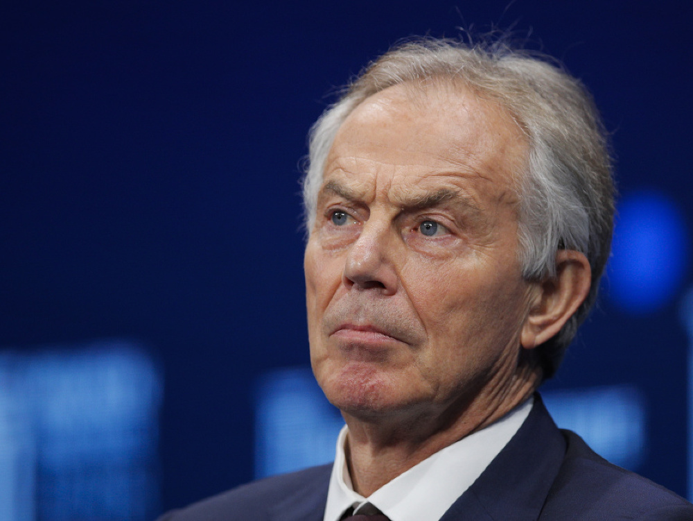 Bývalý premiér Veľkej Británie Tony Blair. 