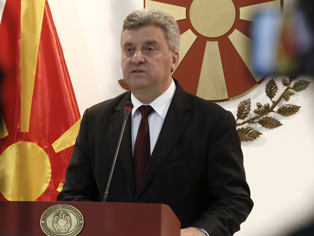 Macedonský prezident George Ivanov.