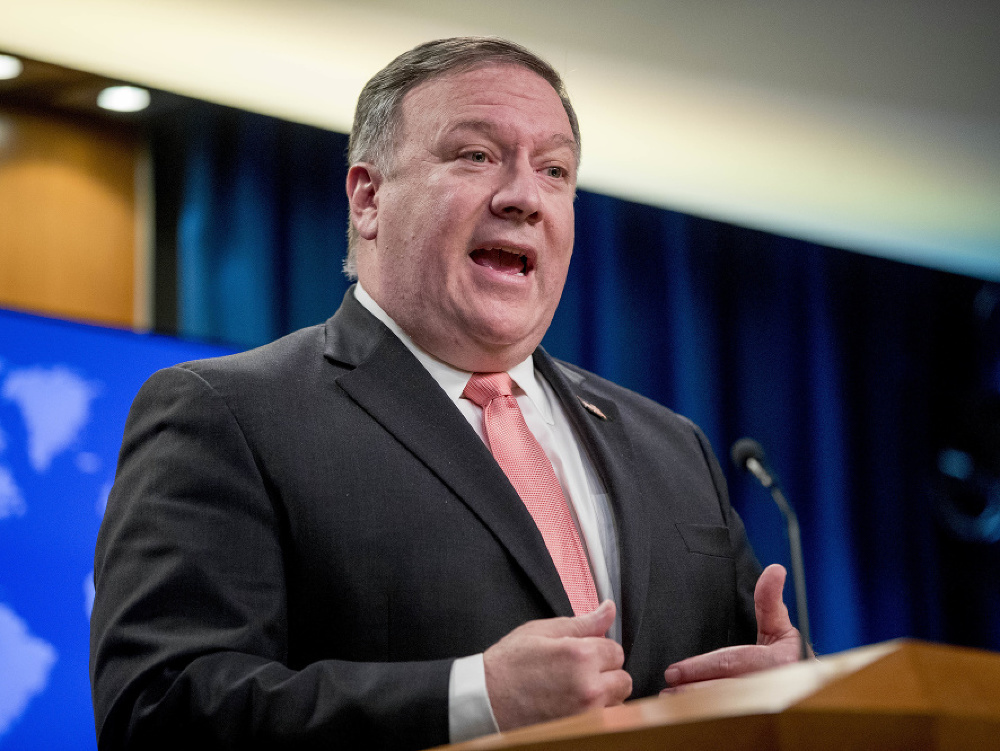 Americký minister zahraničných vecí Mike Pompeo. 