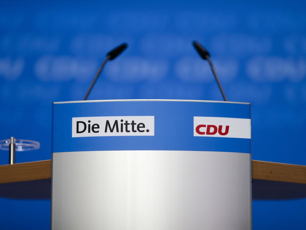 Rečnícky pult strany CDU
