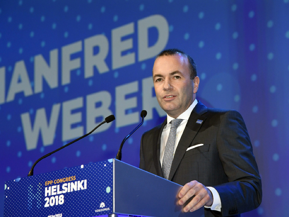 Kandidát na post predsedu EK za Európsku ľudovú stranu Manfred Weber. 