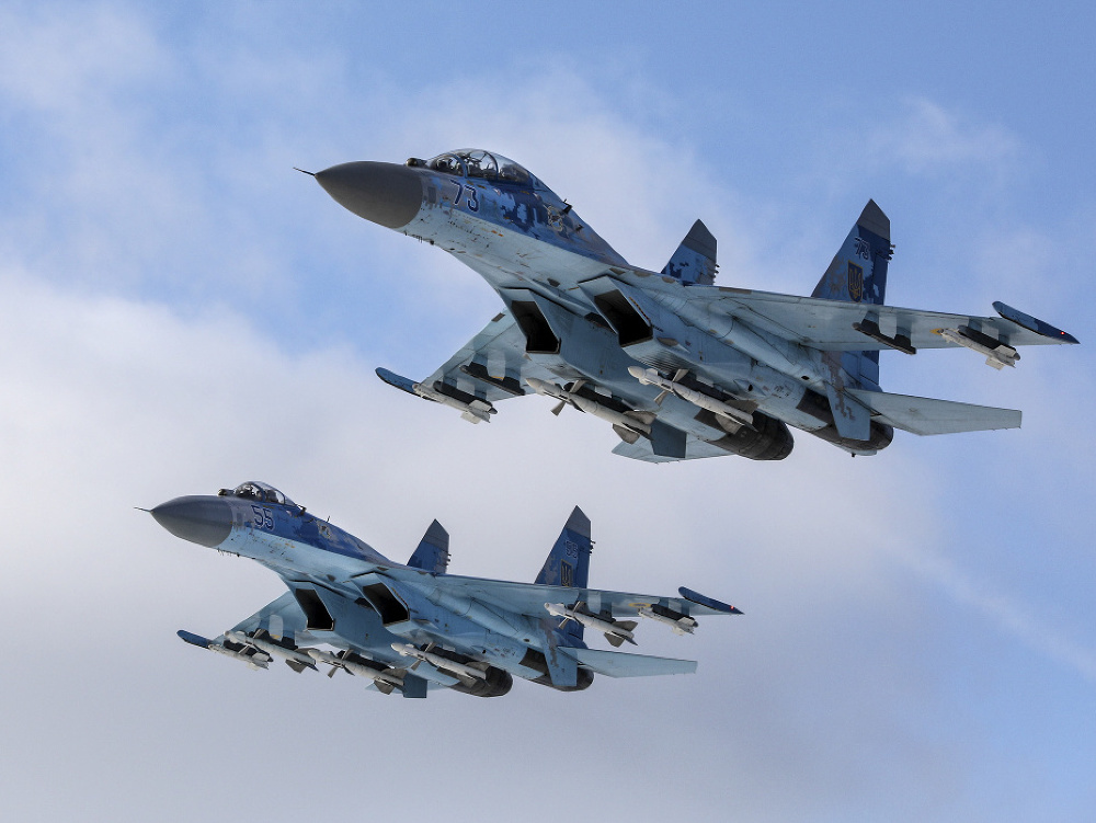 Ukrajinské stíhačky Su-27
