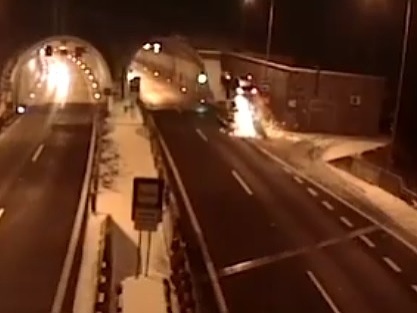 Vodič mal šťastie, nehoda pri tuneli Bôrik vyzerala skutočne hrozivo.