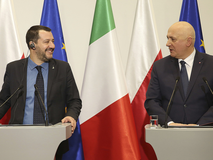 Matteo Salvini a Joachim Brudzinski