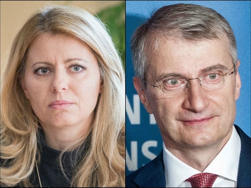 Robert Mistrík a Zuzana Čaputová 