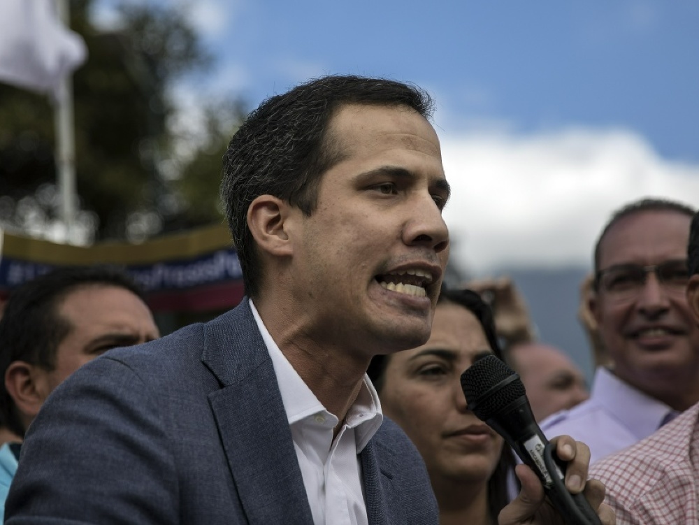 Vodca venezuelskej opozície Juan Guaidó.