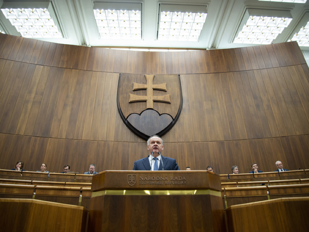Mimoriadne vystúpenie prezidenta SR Andreja Kisku v Národnej rade SR na tému voľby kandidátov na sudcov Ústavného súdu.