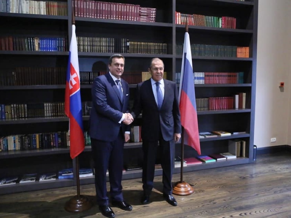 Andrej Danko a Sergej Lavrov