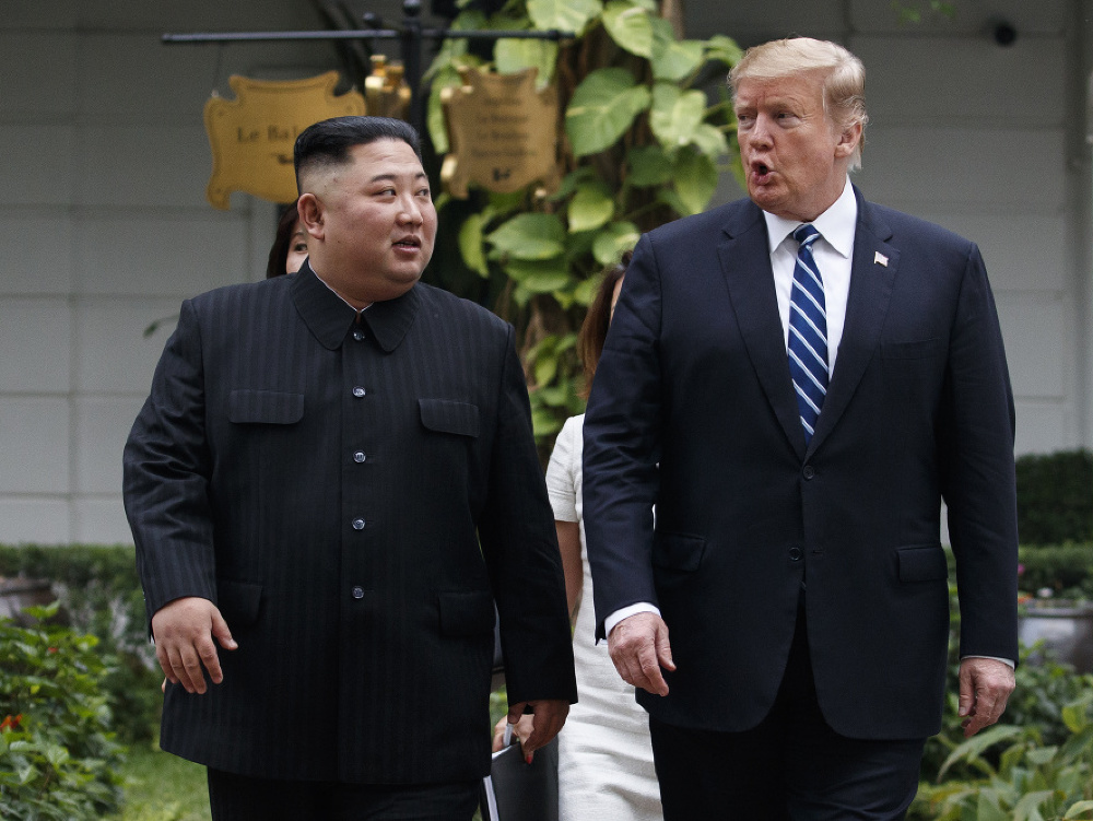 Kim Čong-un a Donald Trump 