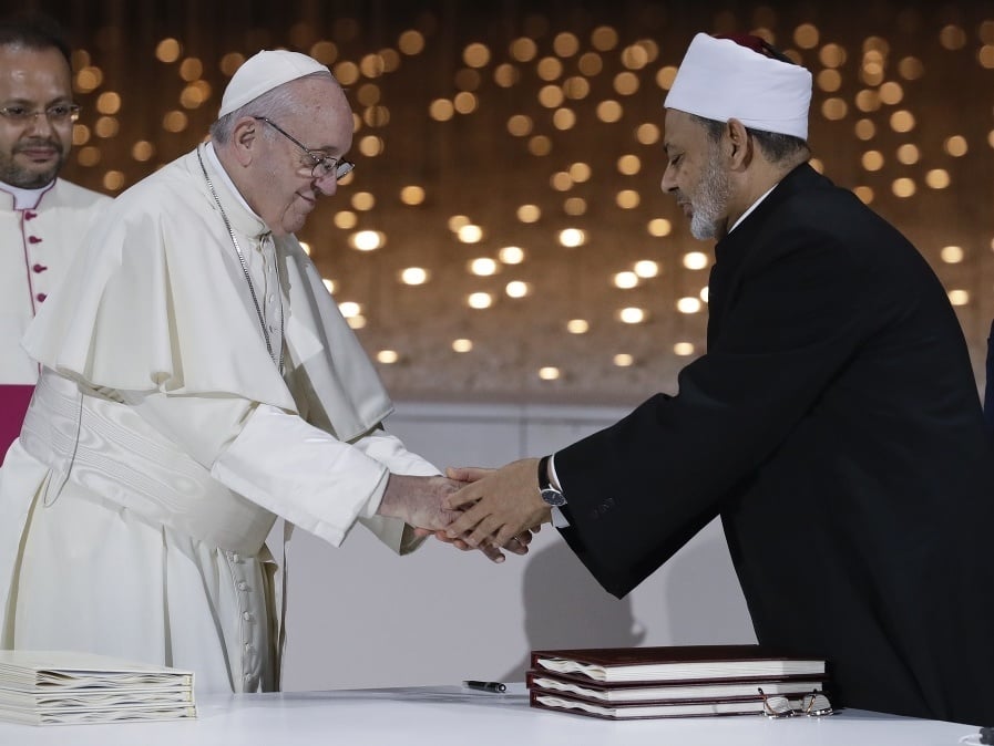 Ahmad Muhammad Tajjib a pápež František