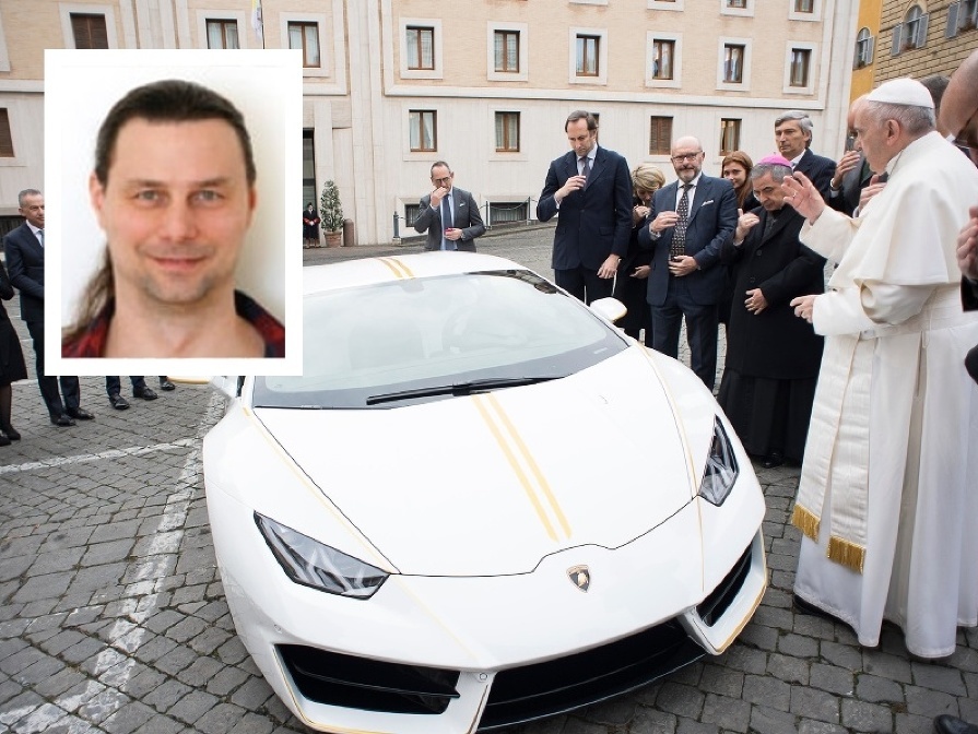 Luxusný automobil, ktorý patril pápežovi Františkovi, vyhral Čech s uvedeným menom Vlada N.